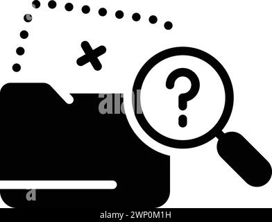 Icon for missing data,missing Stock Vector