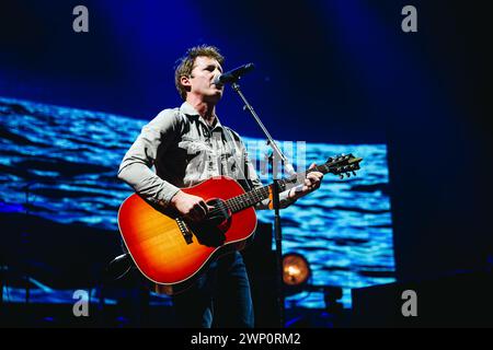 Milan, Italy. 02nd Mar, 2024. James Blunt is performing live during the Who We Used To Be Tour at Forum Assago in Milan, Italy, on March 2, 2024. (Photo by Alessandro Bremec/NurPhoto) Credit: NurPhoto SRL/Alamy Live News Stock Photo