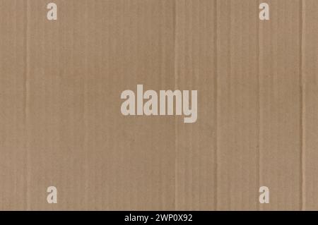 Cardboard seamless texture. Paperboard. Carton, paper. Corrugated cardboard empty background, backdrop, vintage wallpaper. Realistic high resolution Stock Photo