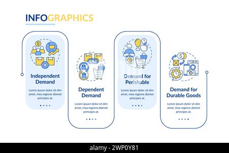 Types of supply rectangle infographic template Stock Vector Image & Art ...