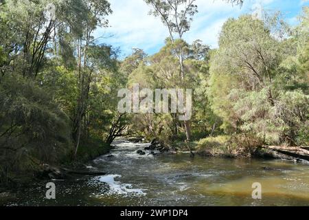 The Cascades waterfall in the southern part of Gloucester National Park, WA Stock Photo