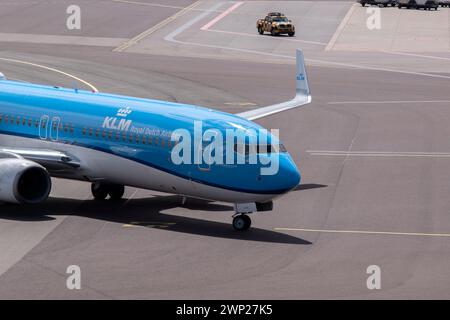 Front Part KLM Airplane At Amsterdam The Netherlands 25-5-2022 Stock Photo
