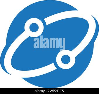 Cable, wires, wiring logo template vector icon Stock Vector