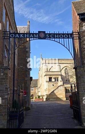 Oakham School in the county town of Rutland, England Stock Photo