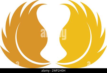 Swan logo Template vector illustration design Stock Vector