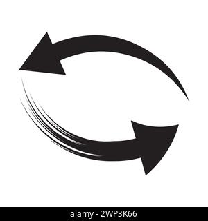 Arrow icons black collection. flat style arrow icon for your web site design. Simple arrow Vector illustration, doodle icon Stock Vector
