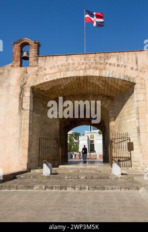 La Puerta del Conde or the Count's Gate in the defensive wall around ...