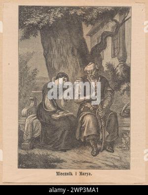 Reproduction of a painting: Aleksander Lesser (1818-1884), Kiejstut i ...
