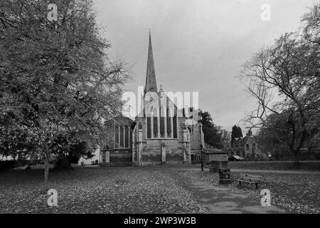 St Mary's Priory Church, Monmouth town, Monmouthshire, Wales, UK Stock Photo