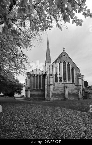 St Mary's Priory Church, Monmouth town, Monmouthshire, Wales, UK Stock Photo