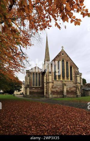 St Mary's Priory Church, Monmouth town, Monmouthshire, Wales, UK Stock Photo