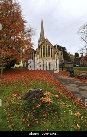 St Mary's Priory Church, Monmouth town, Monmouthshire, Wales, UK Stock Photo