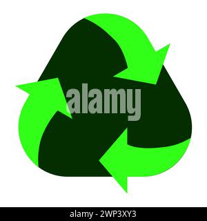 Arrows recycling, great design for any purposes. Ecology concept. Vector illustration. stock image. EPS 10. Stock Vector