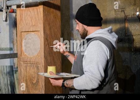 Roma, Italia. 05th Mar, 2024. Foto Valentina Stefanelli/LaPresse 05/03/2024 - Roma, Italia - Cronaca - Sopralluogo del Sindaco Roberto Gualtieri a Villa Ada. Nella foto la chiesa in restauro a Villa Ada Credit: LaPresse/Alamy Live News Stock Photo