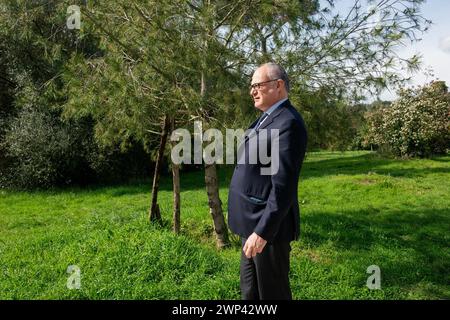 Roma, Italia. 05th Mar, 2024. Foto Valentina Stefanelli/LaPresse 05/03/2024 - Roma, Italia - Cronaca - Sopralluogo del Sindaco Roberto Gualtieri a Villa Ada. Nella foto il Sindaco Roberto Gualtieri durante il sopralluogo a Villa Ada Credit: LaPresse/Alamy Live News Stock Photo