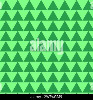 Green triangles pattern. Technology science background. Simple geometric wallpaper. Vector illustration. stock image. EPS 10. Stock Vector