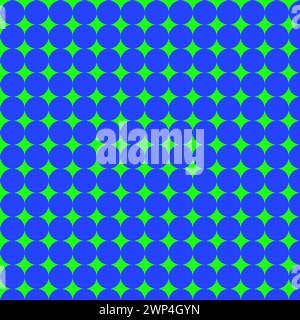 Pattern blue circles in 3d style on light background. Contemporary art. Seamless pattern. Vector illustration. stock image. EPS 10. Stock Vector