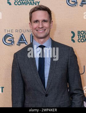 Eric Bottcher attends the Roundabout Theatre Company 2024 Gala at The Ziegfeld Ballroom in New York on March 4, 2024 Stock Photo