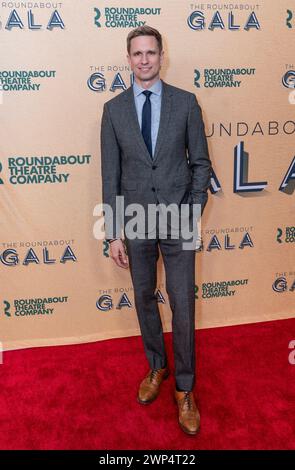 New York, USA. 04th Mar, 2024. Eric Bottcher attends the Roundabout Theatre Company 2024 Gala at The Ziegfeld Ballroom in New York on March 4, 2024. (Photo by Lev Radin/Sipa USA) Credit: Sipa USA/Alamy Live News Stock Photo