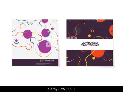 Minimalist abstract background with luxury geometric dark shapes. Exclusive wallpaper design for poster, brochure and presentation Stock Vector