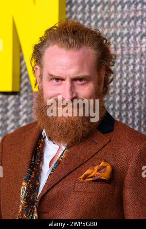 London, UK. 5 March 2024. Kristofer Hivju attending the premiere of Netflix series The Gentlemen at the Theatre Royal Drury Lane, London.. Photo credit should read: Matt Crossick/Alamy Live News Stock Photo