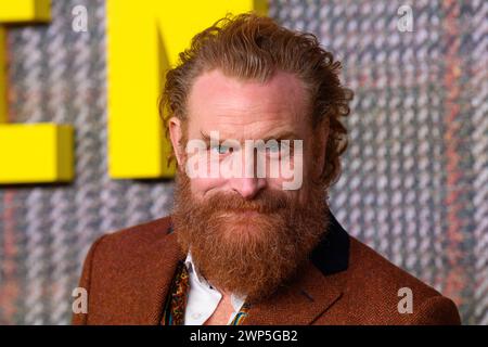 London, UK. 5 March 2024. Kristofer Hivju attending the premiere of Netflix series The Gentlemen at the Theatre Royal Drury Lane, London.. Photo credit should read: Matt Crossick/Alamy Live News Stock Photo