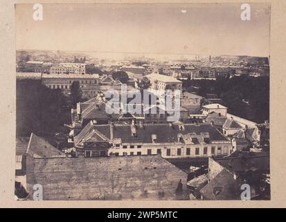 Warsaw. View from the lighthouse of the Evangelical-Augsburg Of the Trinity towards Marsza Kowska and Królewska streets. A fragment of the panorama; Beyer, Karol (1818-1877); 1858 (1858-00-00-1858-00-00);Królewska (Warsaw - street), Marszałkowska (Warsaw - street), Méyet, Leopold (1850-1912), Méyet, Leopold (1850-1912) - collection, art of photography (Warsaw - exhibition - 1990), Urzadalnia (Warsaw), Warsaw (Masovian Voivodeship), Dar (provenance), panoramas of cities, Plac Grzybowski (Warsaw), Testament record (provenance), photosensitive (Warsaw - exhibition - 2009) Stock Photo