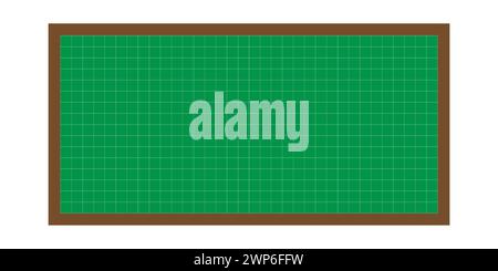 Educational mathematical graph board in colleges Stock Vector