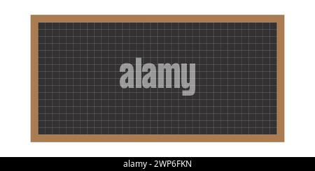 Educational mathematical graph board in colleges Stock Vector