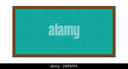 Educational mathematical graph board in colleges Stock Vector