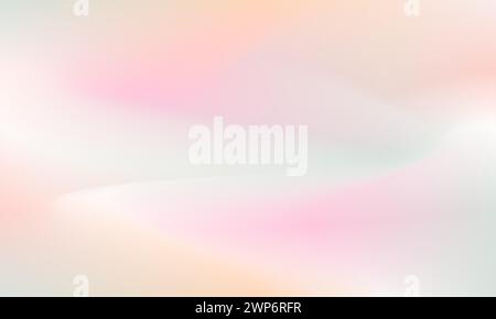 Y2K abstract background design. Aesthetic curved gradient pastel color illustration template vector. for poster, banner, social media, page, greeting Stock Vector