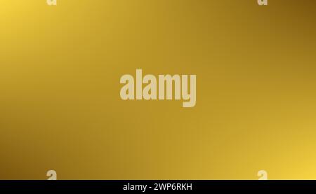 Shining and elegant gold color gradient background texture. Modern vivid and dynamic abstract pattern design illustration for artwork, wallpaper Stock Vector