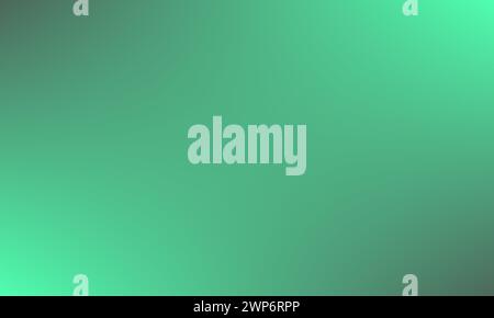 Aurora green shade tone color abstract gradient background illustration. Smooth and elegant modern texture vector graphic design template Stock Vector