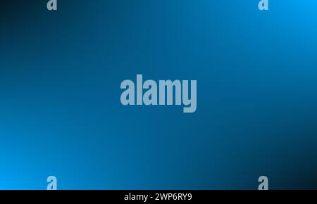 Abstract vivid gradient background illustration of lazuli blue colors. Smooth elegant modern texture vector graphic design template for wallpaper Stock Vector