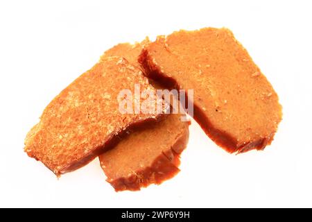 Rice cake zi ba on a white background Stock Photo