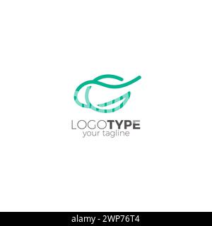 CG Line Logo. Letter G Icon Vector Stock Vector
