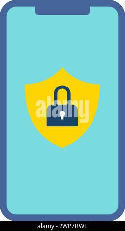 Cipher padlock icon simple vector. Data encryption. Code security Stock ...