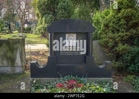 August Wilhelm von Hofmann, Grab, Dorotheenstädtischer Friedhof, Chausseestraße, Mitte, Berlin, Deutschland Stock Photo