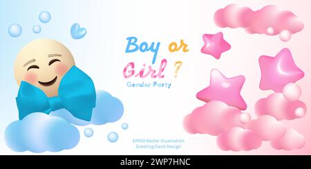 Vector cartoon boy and girl emoji and speech bubble background set ...