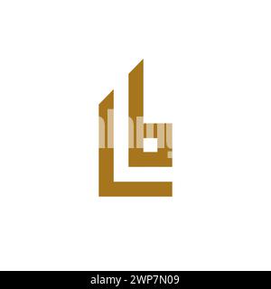 LB Building Logo. Letter BL Logo Stock Vector