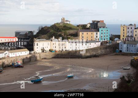 UK, Wales, Tenby harbour. Stock Photo