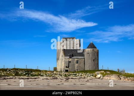 The Old Breachacha Castle on the Inner Hebridean Isle of Coll, Scotland Stock Photo