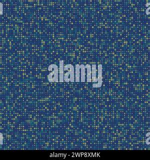 Seamless background pattern. Stacked rounded square frames in multiple colors. Deep ocean blue with earthy green accents. Bold vector illustration. Stock Vector