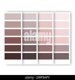 pink palette for wallpaper design. Pastel color. Vector illustration. stock image. EPS 10. Stock Vector