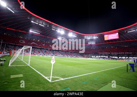 Munchen, Germany. 05th Mar, 2024. Internal view of Allianz Arena during the Uefa Champions League second leg round of 16 match beetween FC Bayern Munchen and Ss Lazio at Allianz Arena on March 5, 2024 in Munchen, Germany . Credit: Marco Canoniero/Alamy Live News Stock Photo