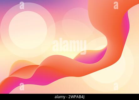 Modern abstract covers set. Cool gradient shapes composition. Eps10 vector. Modern covers with colorful twisting shapes. Trendy minimal design. Abstra Stock Vector