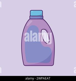 Liquid Soap Vector Illustration Icon Liquid Soap cleaning Icon Stock Vector