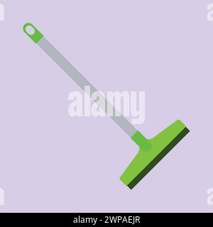 Long Rubber Cleaning Wiper Illustration Icon Vector House Cleaning Wiper vector Stock Vector