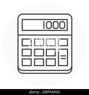 Calculator Vector Illustration Icon Design Stock Vector