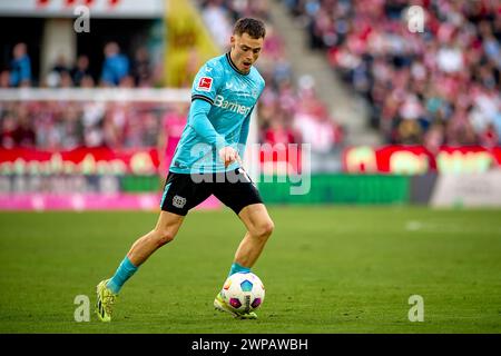 COLOGNE, GERMANY - 3 MARCH, 2024: Florian Wirtz during The football match of Bundesliga 1. FC Koeln vs Bayer 04 Leverkusen at Rhein Energie Stadion Stock Photo